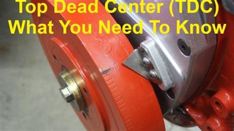 finding top dead center with compression tester|find tdc center.